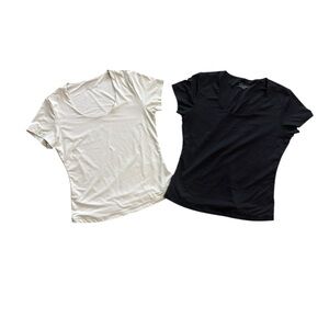 Tahari Dry Fit Crème and Black Bundle Dri Fit Material